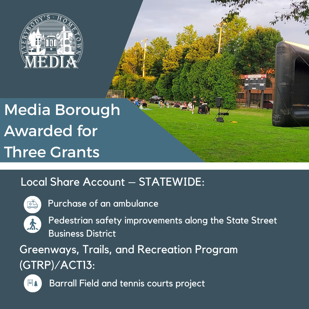Media Borough Awarded for Three Grants - V1 Revised